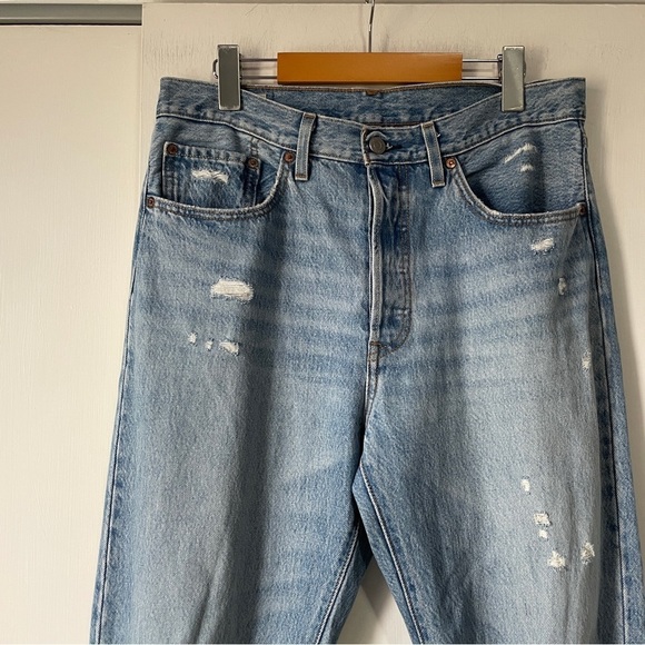 Levi’s Premium 501 High Waisted Straight Leg Jeans - Picture 4 of 8